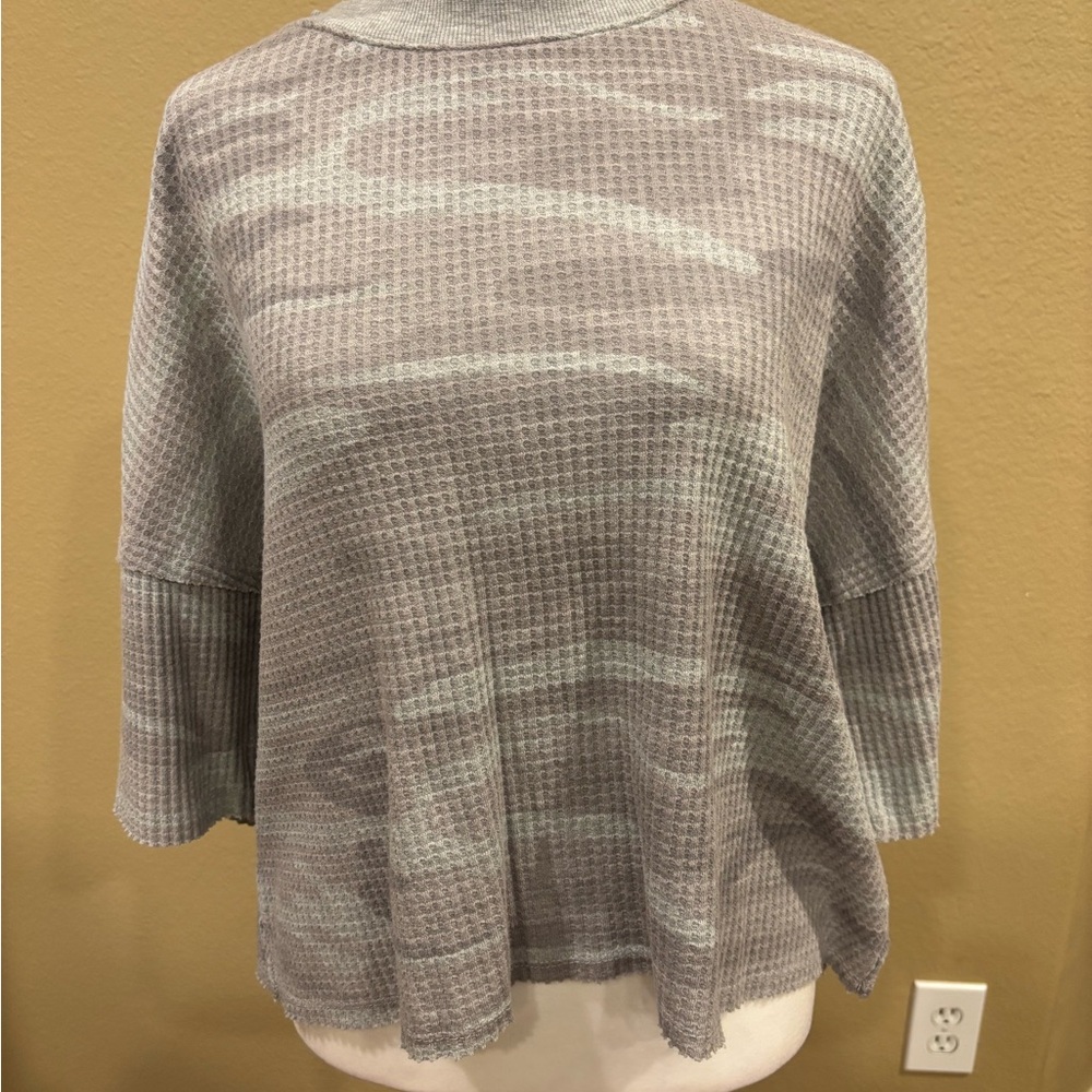 Z Supply Gray Loose Fit Top